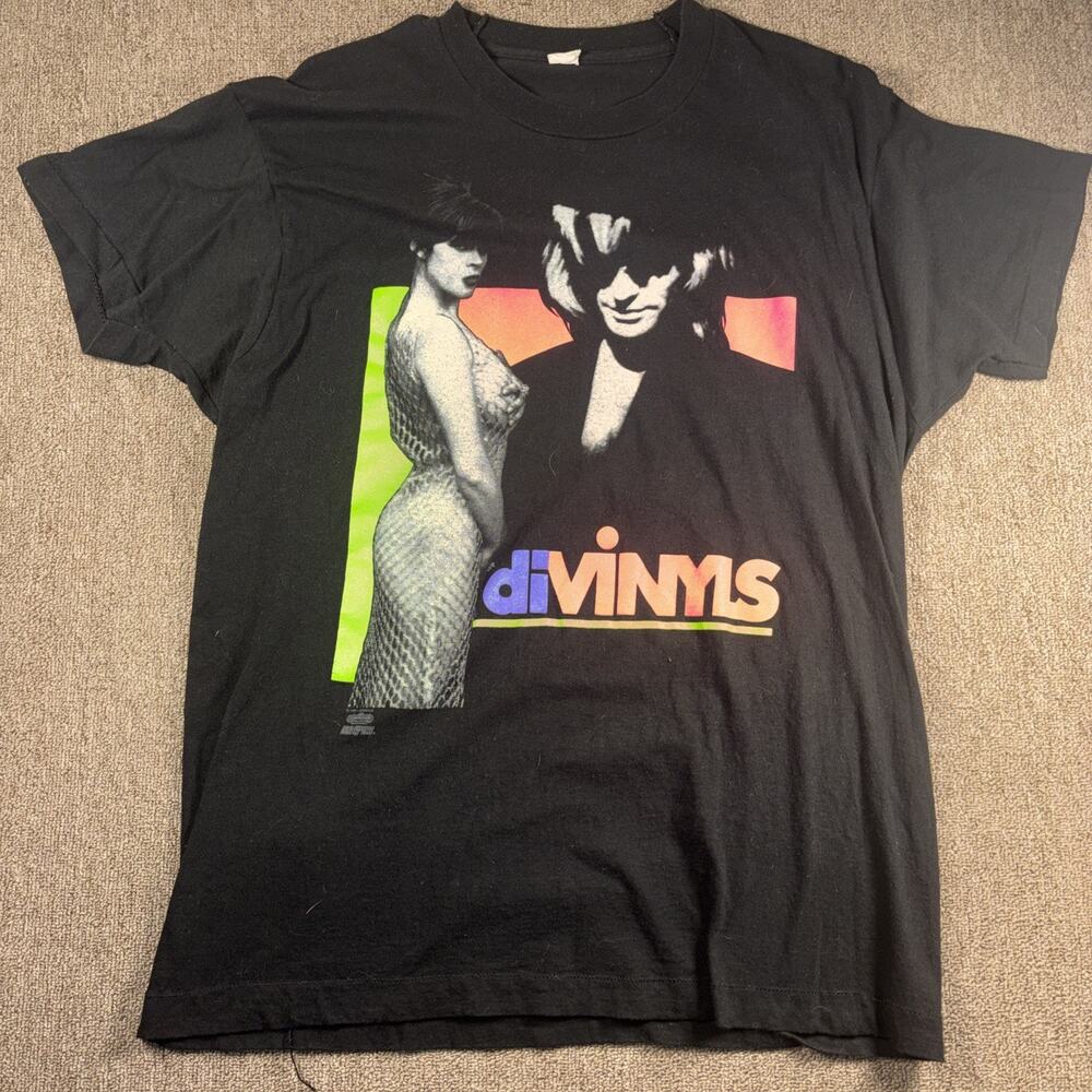 Vintage 1991 Divinyls I touch Myself Tour Shirt XL Black Single Stitch